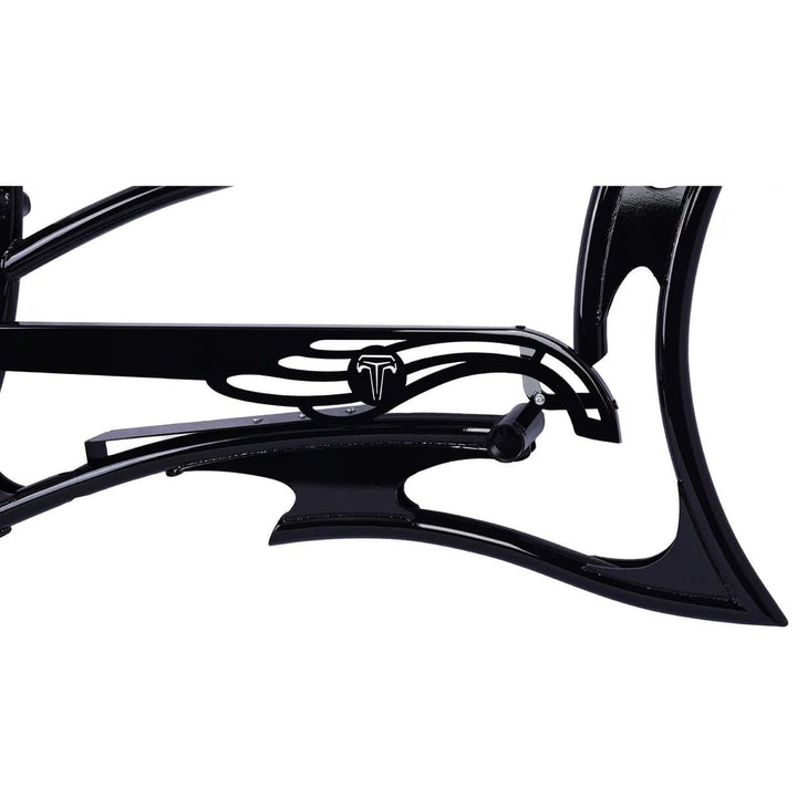 Tracer FM-RAPTOR Ebike Frame 26inch Stretch Chopper for Single Speed/7 Speed Tracer Batteries & Accessories Clear 66