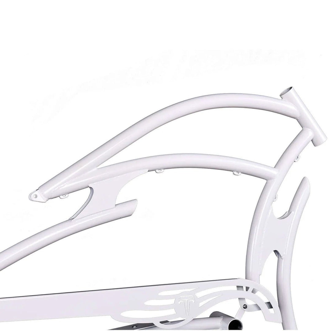 Tracer FM-RAPTOR Ebike Frame 26inch Stretch Chopper for Single Speed/7 Speed Tracer Batteries & Accessories Clear 57