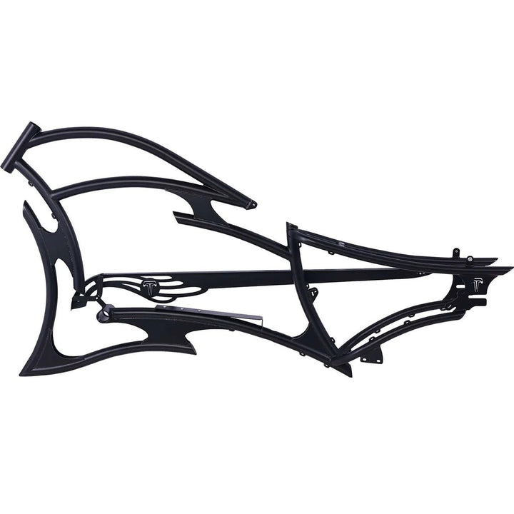 Tracer FM-RAPTOR Ebike Frame 26inch Stretch Chopper for Single Speed/7 Speed Tracer Batteries & Accessories Clear 30