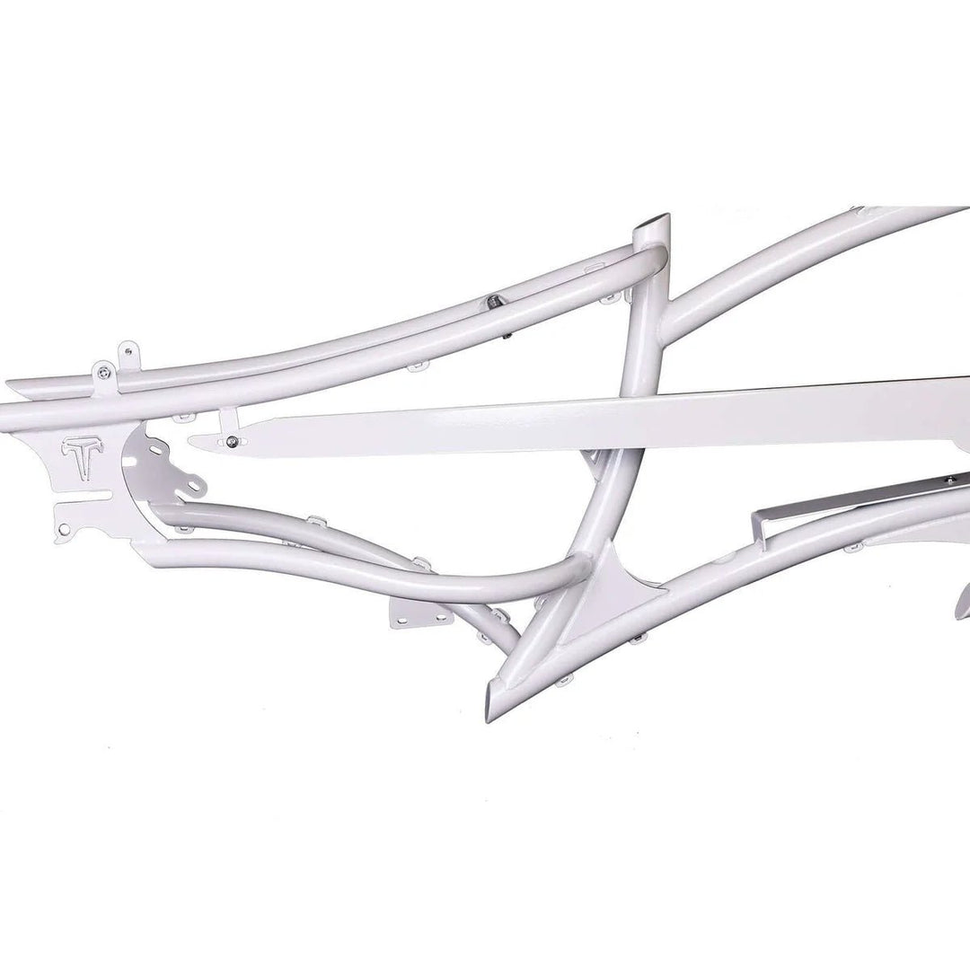 Tracer FM-RAPTOR Ebike Frame 26inch Stretch Chopper for Single Speed/7 Speed Tracer Batteries & Accessories Clear 56