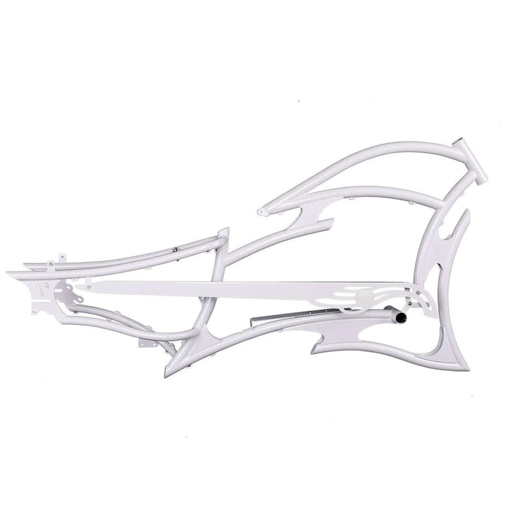 Tracer FM-RAPTOR Ebike Frame 26inch Stretch Chopper for Single Speed/7 Speed Tracer Batteries & Accessories Clear 52