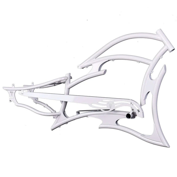 Tracer FM-RAPTOR Ebike Frame 26inch Stretch Chopper for Single Speed/7 Speed Tracer Batteries & Accessories Clear 17