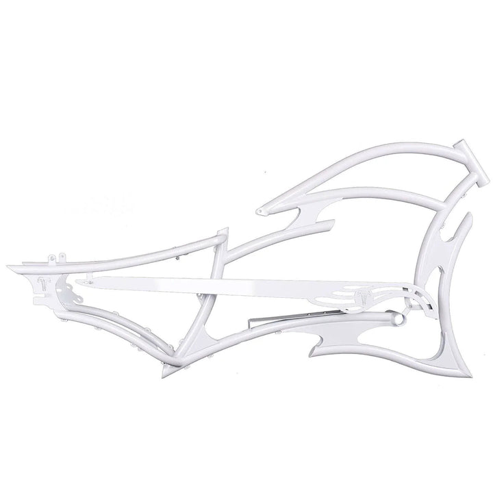 Tracer FM-RAPTOR Ebike Frame 26inch Stretch Chopper for Single Speed/7 Speed Tracer Batteries & Accessories Clear 70