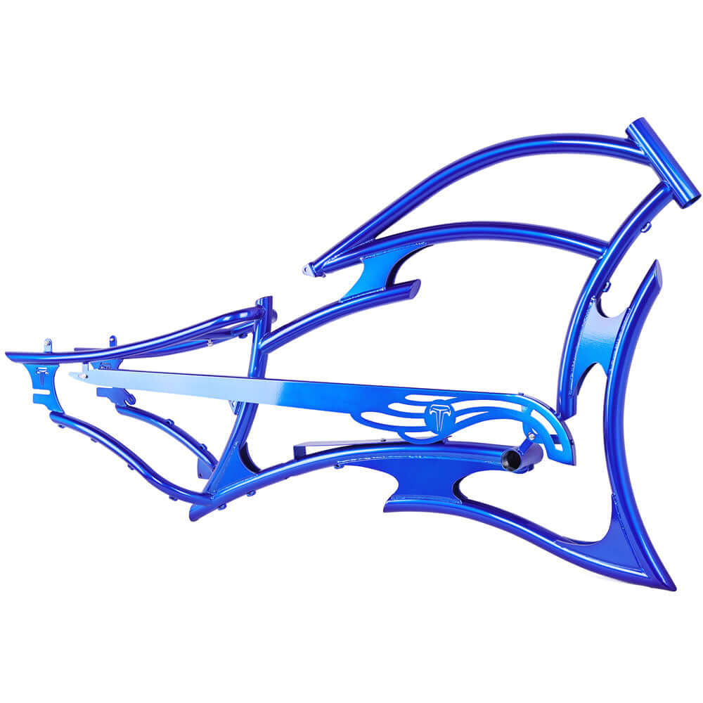 Tracer FM-RAPTOR Ebike Frame 26inch Stretch Chopper for Single Speed/7 Speed Tracer Batteries & Accessories Clear 14