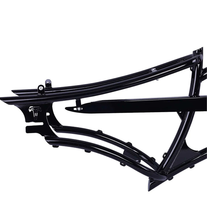 Tracer FM-RAPTOR Ebike Frame 26inch Stretch Chopper for Single Speed/7 Speed Tracer Batteries & Accessories Clear 60