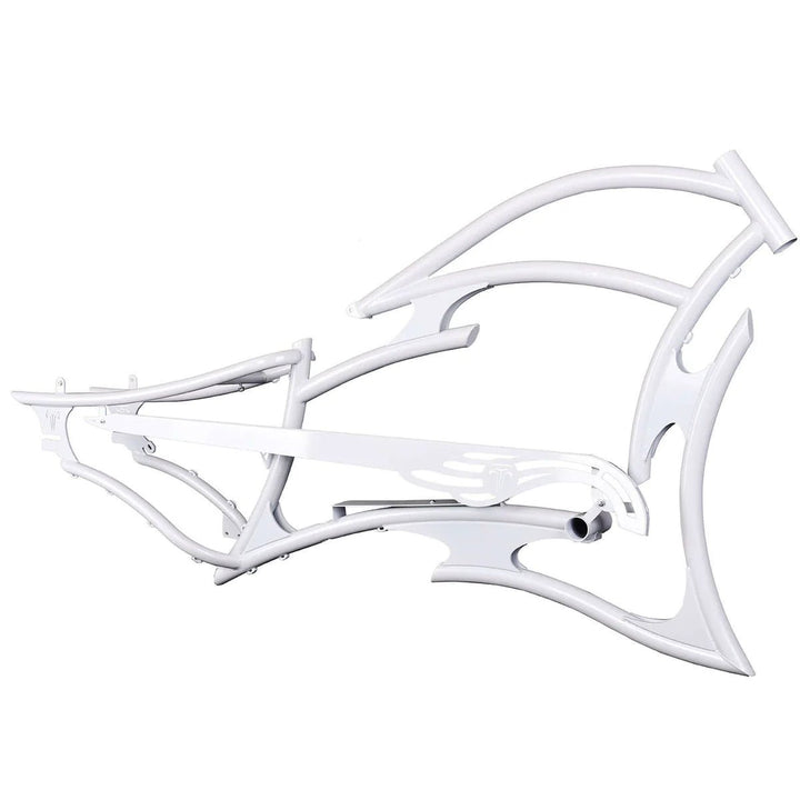 Tracer FM-RAPTOR Ebike Frame 26inch Stretch Chopper for Single Speed/7 Speed Tracer Batteries & Accessories Clear 71