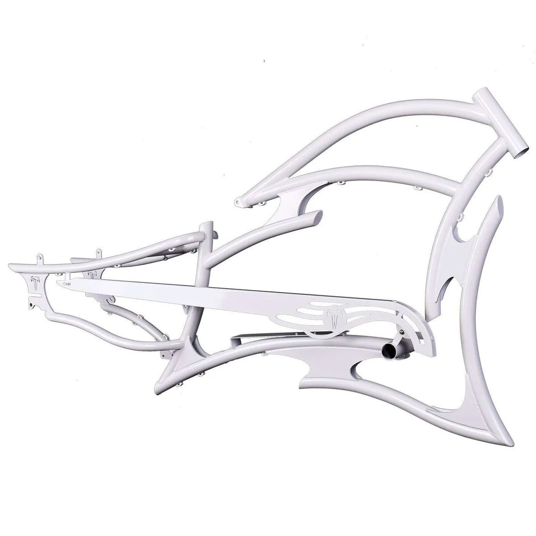 Tracer FM-RAPTOR Ebike Frame 26inch Stretch Chopper for Single Speed/7 Speed Tracer Batteries & Accessories Clear 53