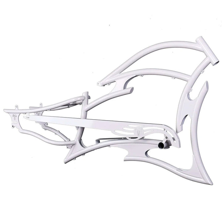 Tracer FM-RAPTOR Ebike Frame 26inch Stretch Chopper for Single Speed/7 Speed Tracer Batteries & Accessories Clear 53