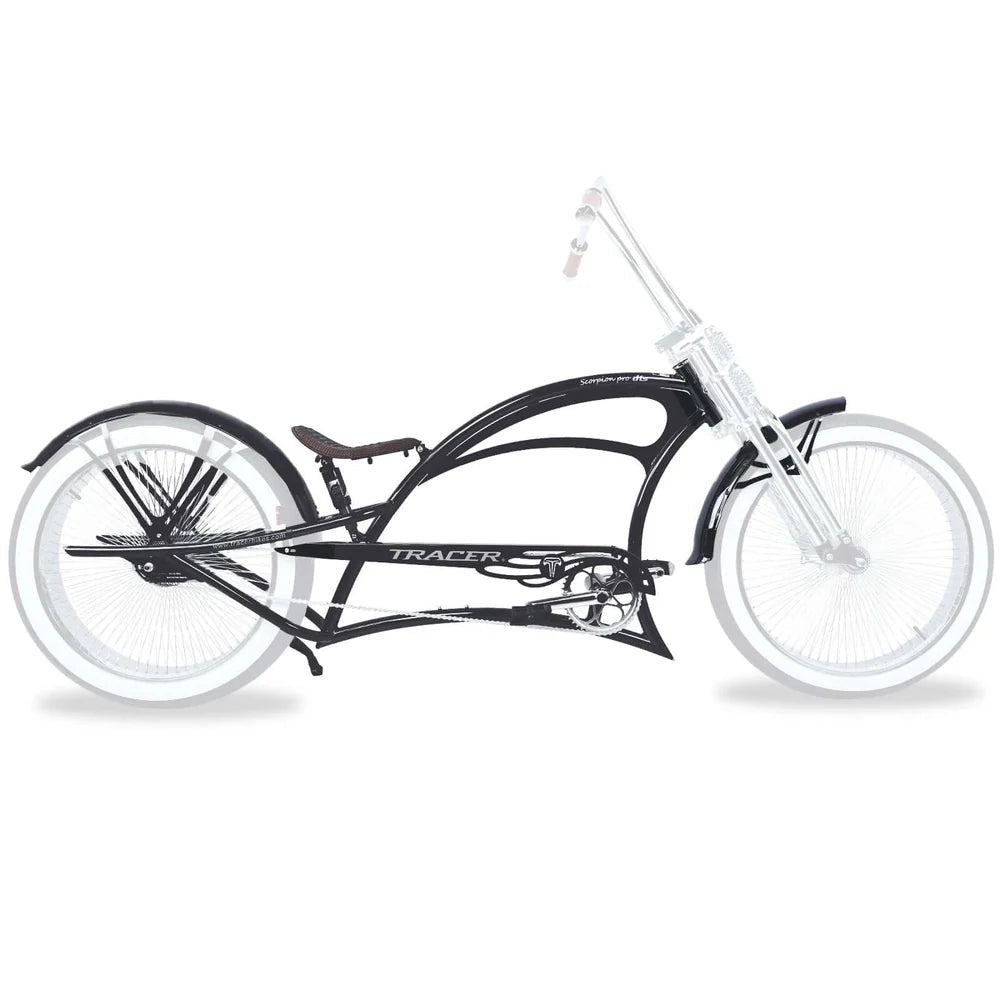 Tracer FM-Scorpion Pro DTS 26" Stretch Chopper Cruiser Over Size Steel Frame Tracer Batteries & Accessories Blue 6