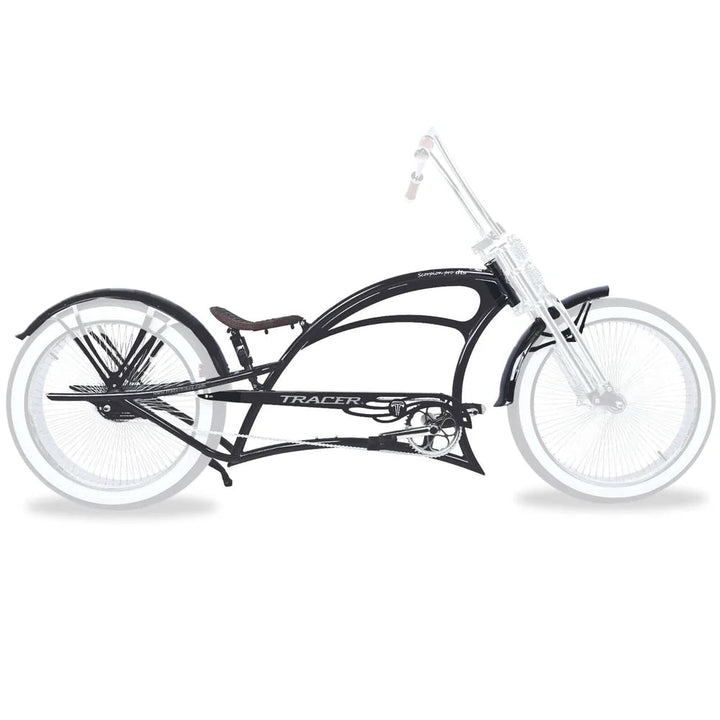 Tracer FM-Scorpion Pro DTS 26" Stretch Chopper Cruiser Over Size Steel Frame Tracer Batteries & Accessories Blue 6