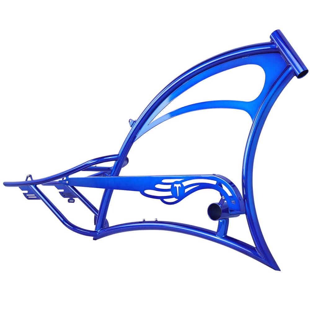 Tracer FM-Scorpion Pro DTS 26" Stretch Chopper Cruiser Over Size Steel Frame Tracer Batteries & Accessories Blue 11