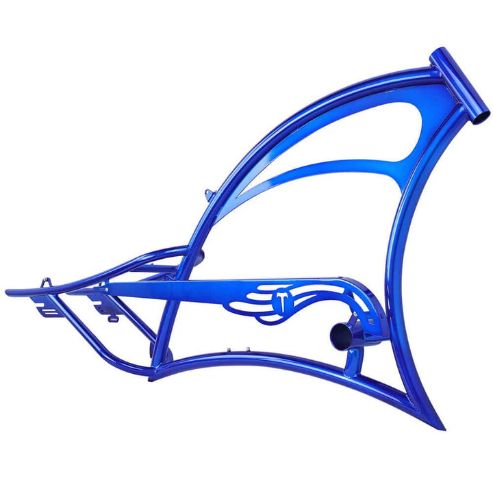 Tracer FM-Scorpion Pro DTS 26" Stretch Chopper Cruiser Over Size Steel Frame Tracer Batteries & Accessories Blue 11