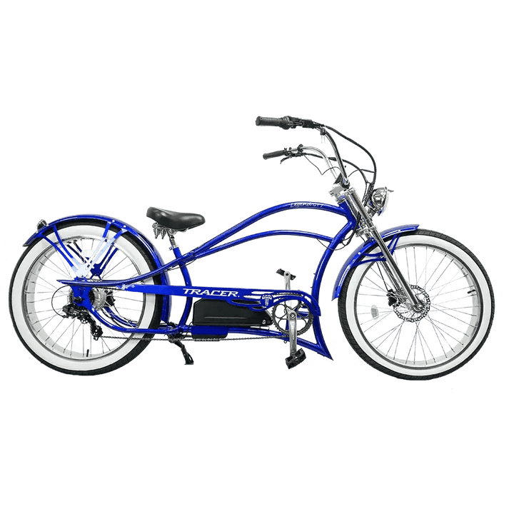 Tracer Legend GT7 1000W Stretch Cruiser Chopper Bike