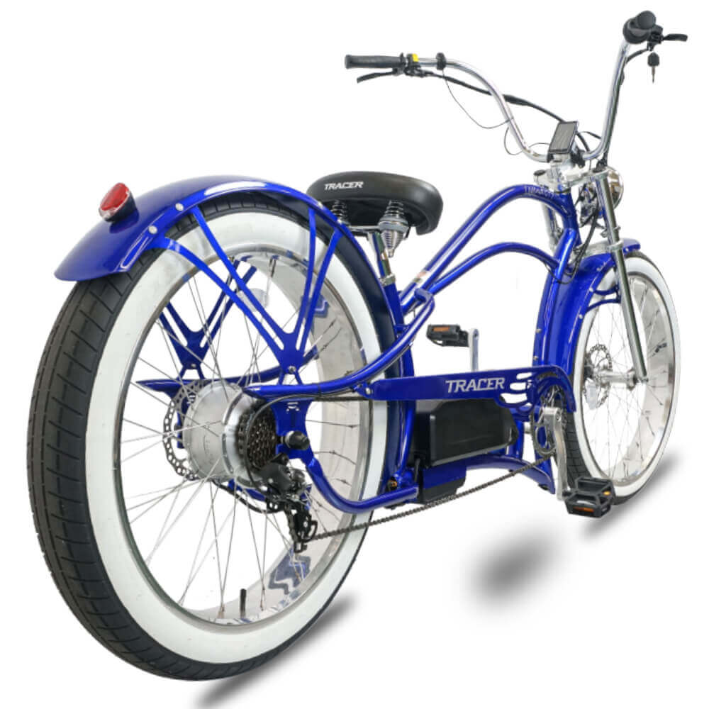 Tracer Legend GT7 1000W Stretch Cruiser Chopper Bike