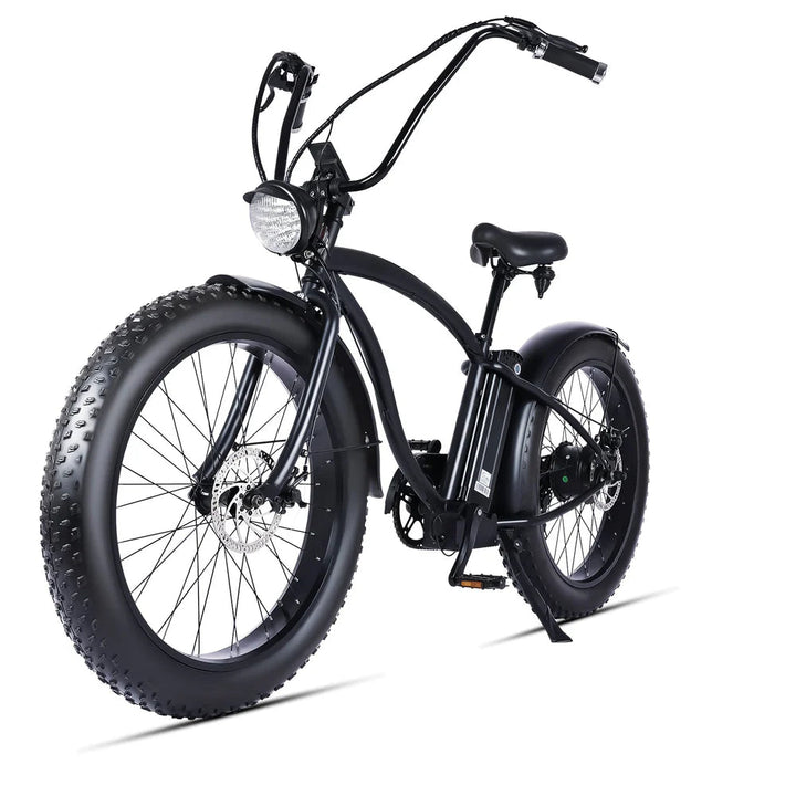 Tracer Loiter 26" 48V 800W Cruiser E-Bike Tracer Cruiser Electric Bikes Black-Step-Over Frame 7