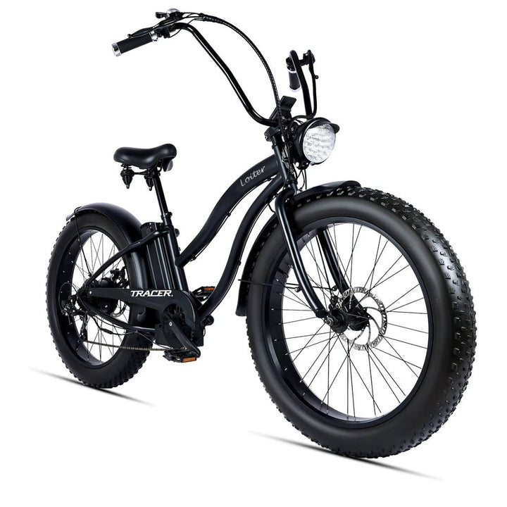 Tracer Loiter 26" 48V 800W Cruiser E-Bike Tracer Cruiser Electric Bikes Blue-Step-Over Frame 4