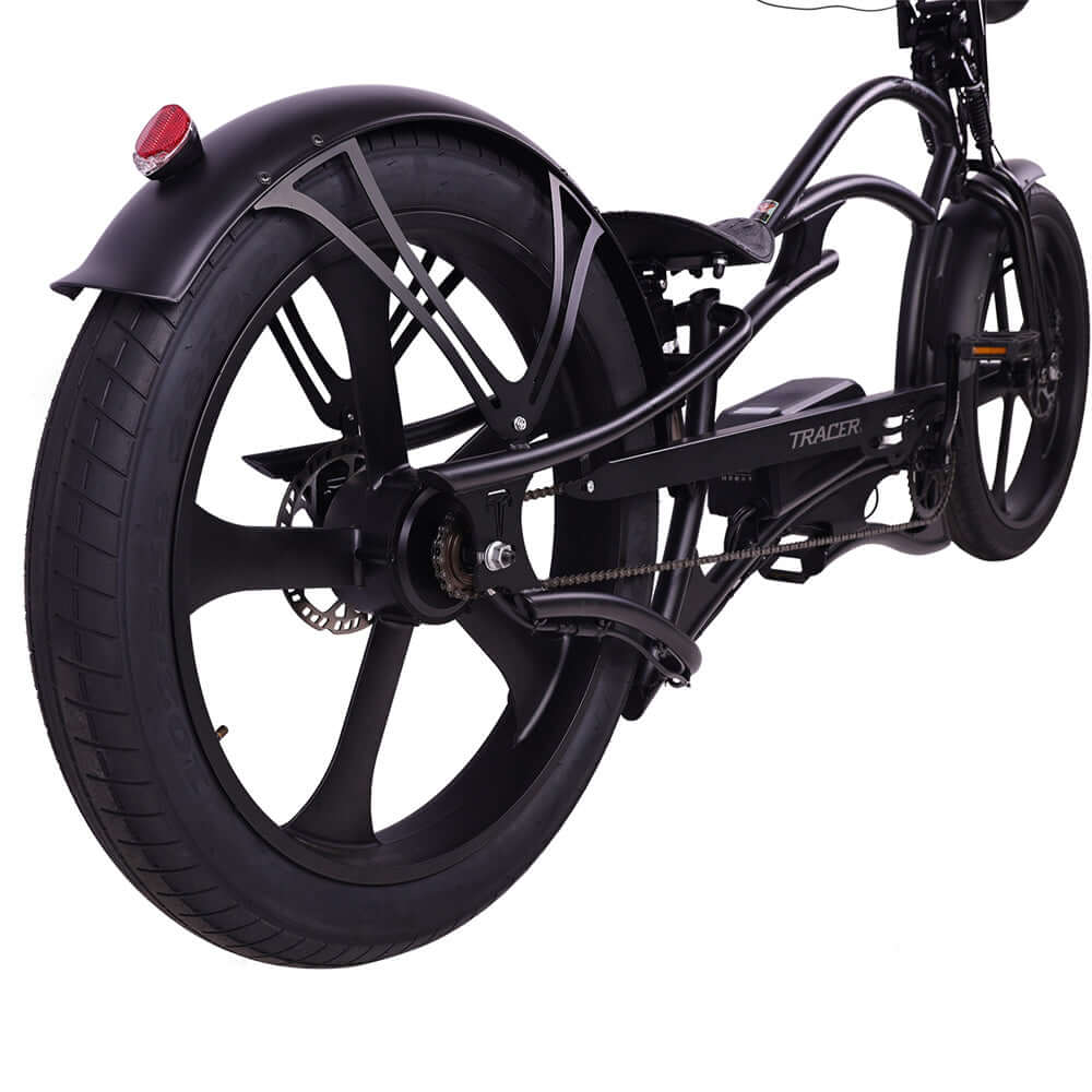 Tracer Raptor Pro DS 800W Stretch Cruiser Ebike Tracer Stretch Electric Cruiser Bikes Army Green 21