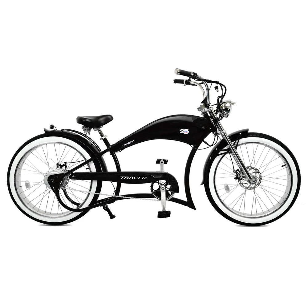 Tracer Twenty5 GT 500W 26" Chopper Cruiser E-Bikes - EBike Haul