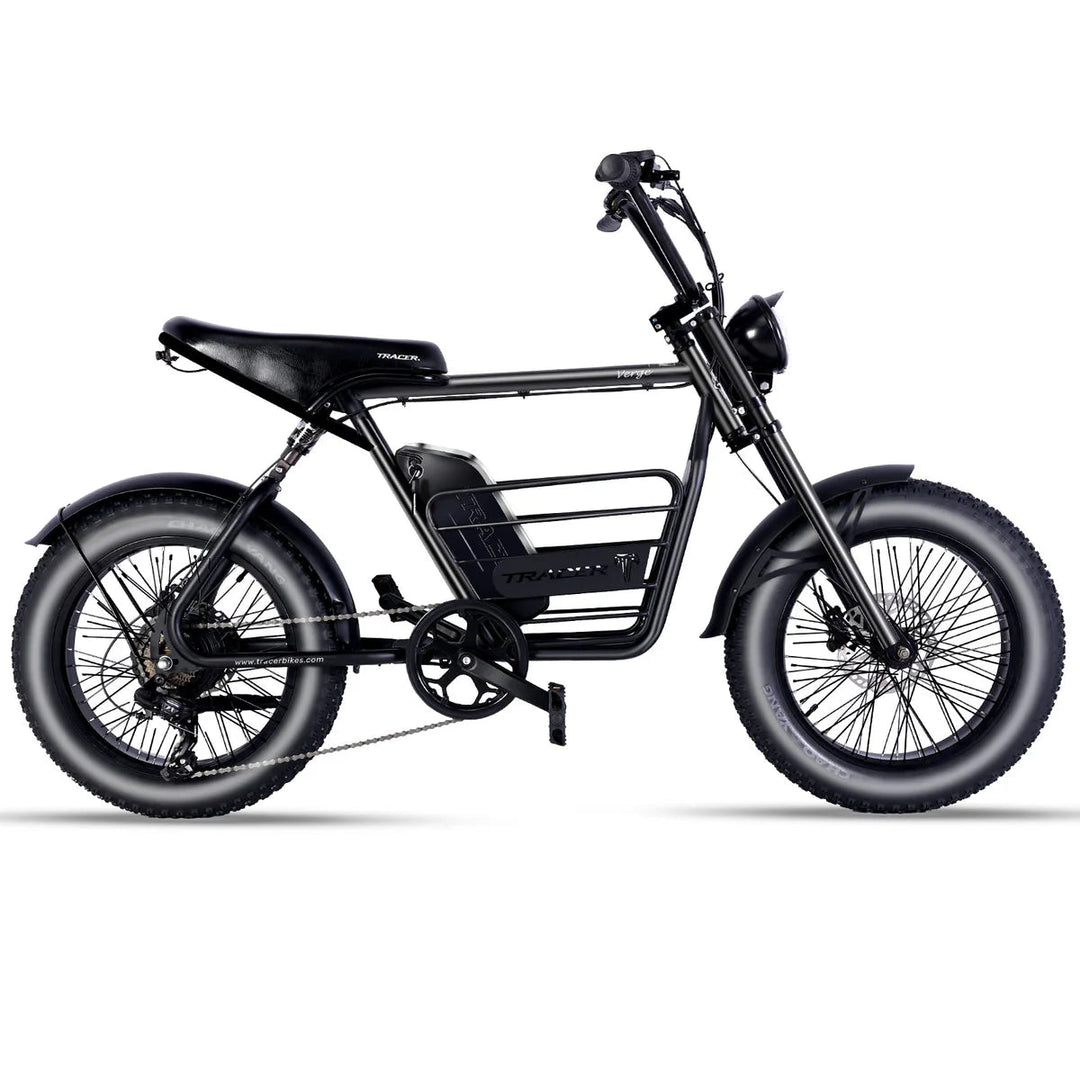 Tracer Verge 800W Fat Tire Electric Motorbike | 20" Wheels, Mini E-Bike
