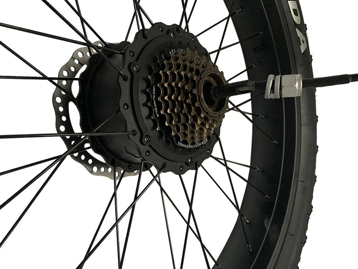VELOWAV Rear Wheel with Motor & Disc Brake Rotor For Velowave Bikes Wheel With Motors Ranger 1.0/ Rover Step-Thru 4