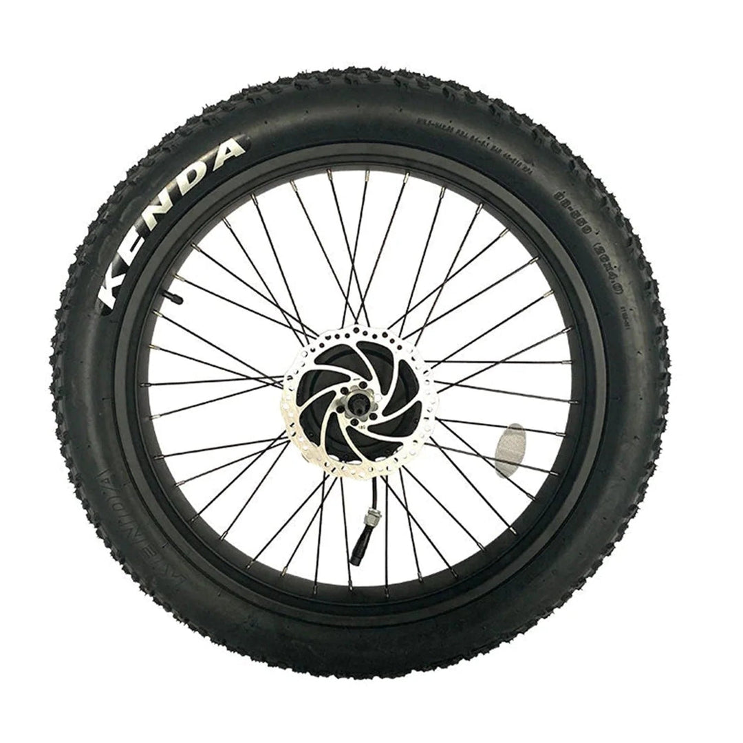VELOWAV Rear Wheel with Motor & Disc Brake Rotor For Velowave Bikes Wheel With Motors Ranger 1.0/ Rover Step-Thru 1