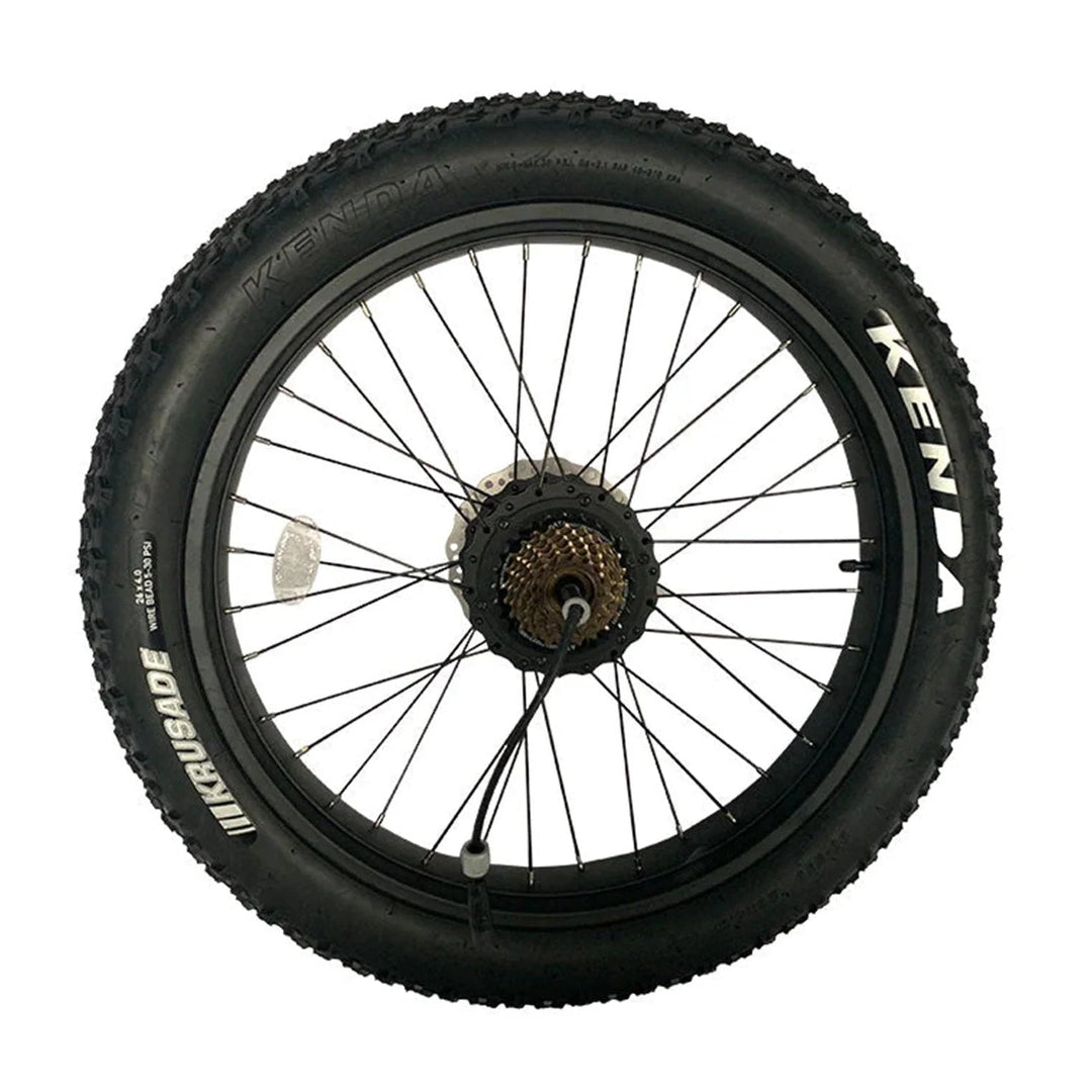 VELOWAV Rear Wheel with Motor & Disc Brake Rotor For Velowave Bikes Wheel With Motors Ranger 1.0/ Rover Step-Thru 2