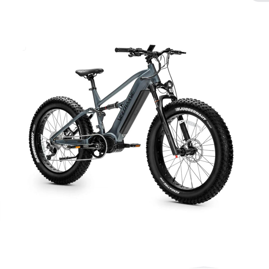 Velowave Brawny XM Full Suspension MTB Electric Bike Mountain Electric Bikes Dark Blue 5