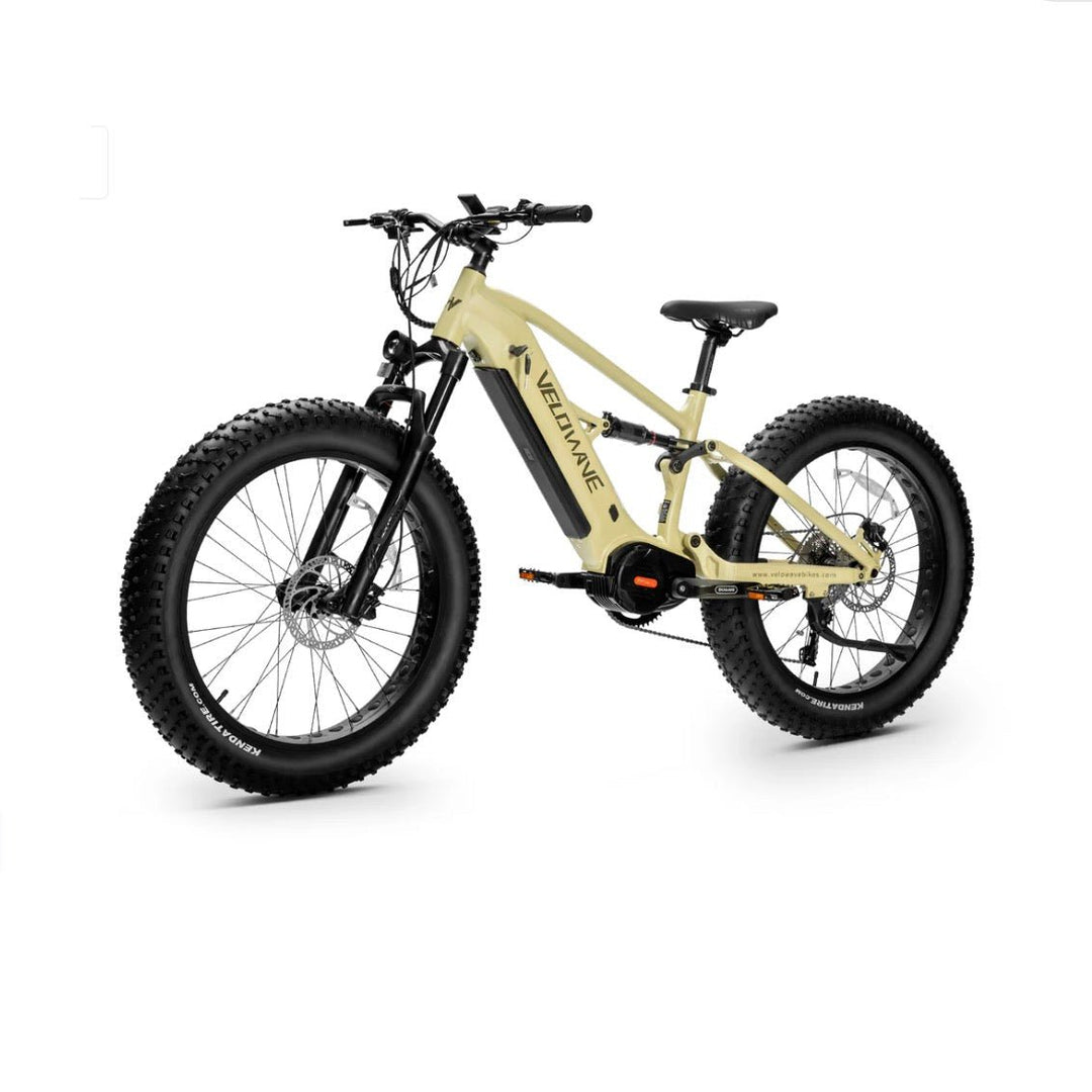 Velowave Brawny XM Full Suspension MTB Electric Bike Mountain Electric Bikes Dark Blue 4