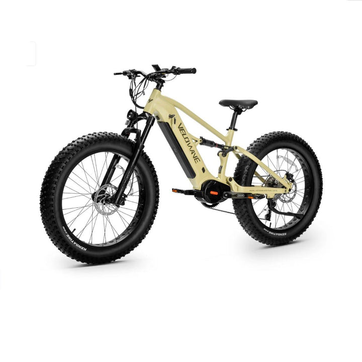 Velowave Brawny XM Full Suspension MTB Electric Bike Mountain Electric Bikes Dark Blue 4