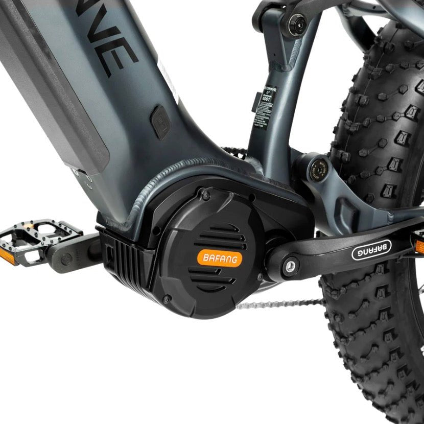 Velowave Brawny XM Full Suspension MTB Electric Bike Mountain Electric Bikes Dark Blue 7