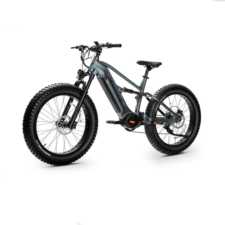 Velowave Brawny XM Full Suspension MTB Electric Bike Mountain Electric Bikes Dark Blue 6