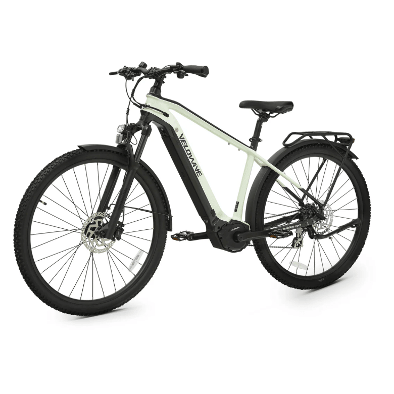 Velowave Swift M Mid-Drive Commuter Electric Bike Commuter Electric Bikes Blue Grey 4