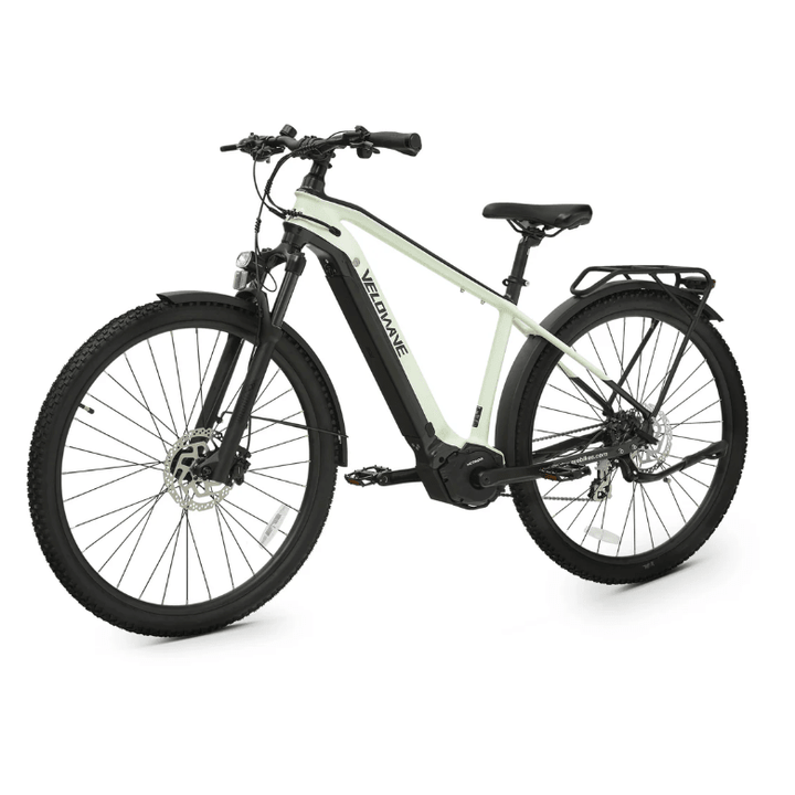 Velowave Swift M Mid-Drive Commuter Electric Bike Commuter Electric Bikes Blue Grey 4