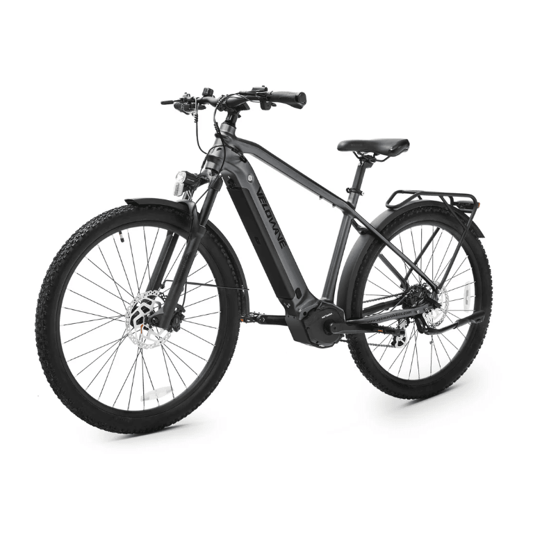 Velowave Swift M Mid-Drive Commuter Electric Bike Commuter Electric Bikes Blue Grey 6