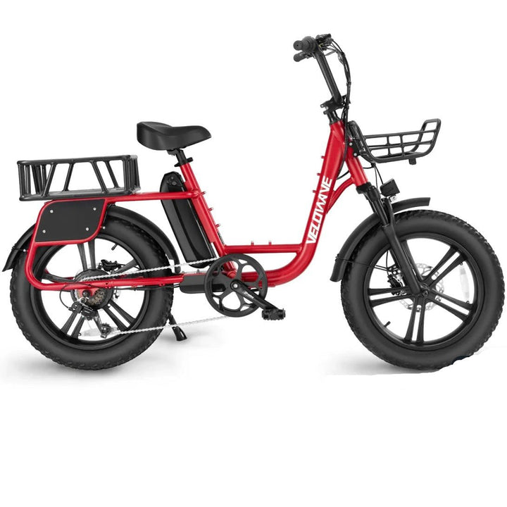 Velowave|Front and Rear Baskets for Prado S Commuter Electric Bike