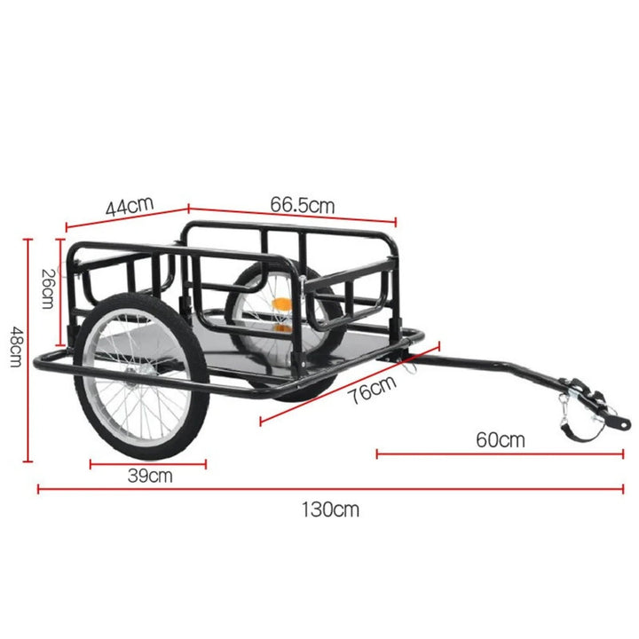 VTUVIA Bike Cargo Trailer Trailers &amp; Carriers 4