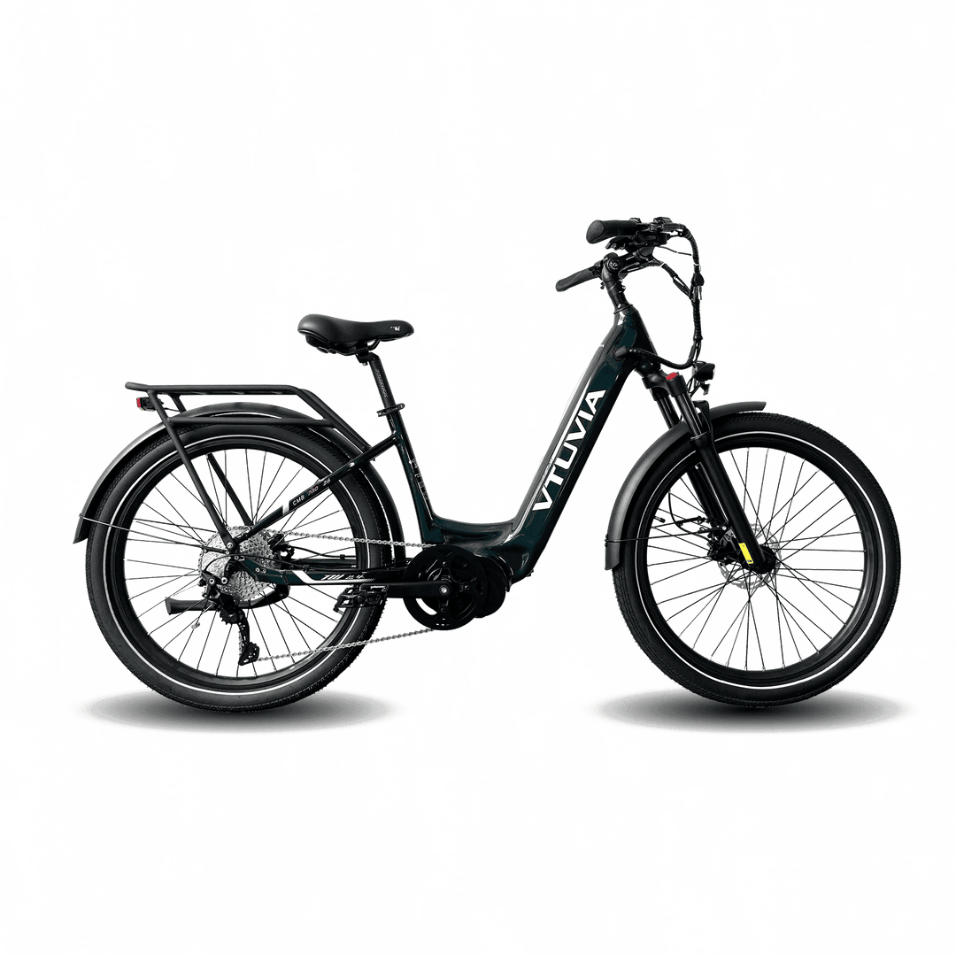 VTUVIA CMB Mid-Drive 500W Combo Commuter Electric Bikes Dark blue*2 15