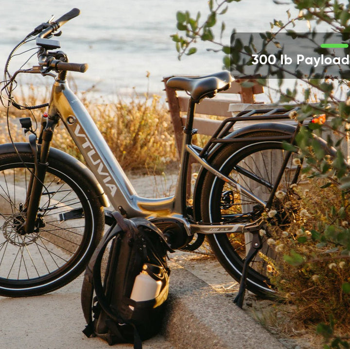 VTUVIA CMB Mid-Drive 500W Combo Commuter Electric Bikes Dark blue*2 9
