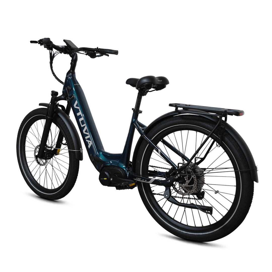 VTUVIA CMB Mid Drive Ebike Combo All Terrain Electric Bikes Dark blue X2 21