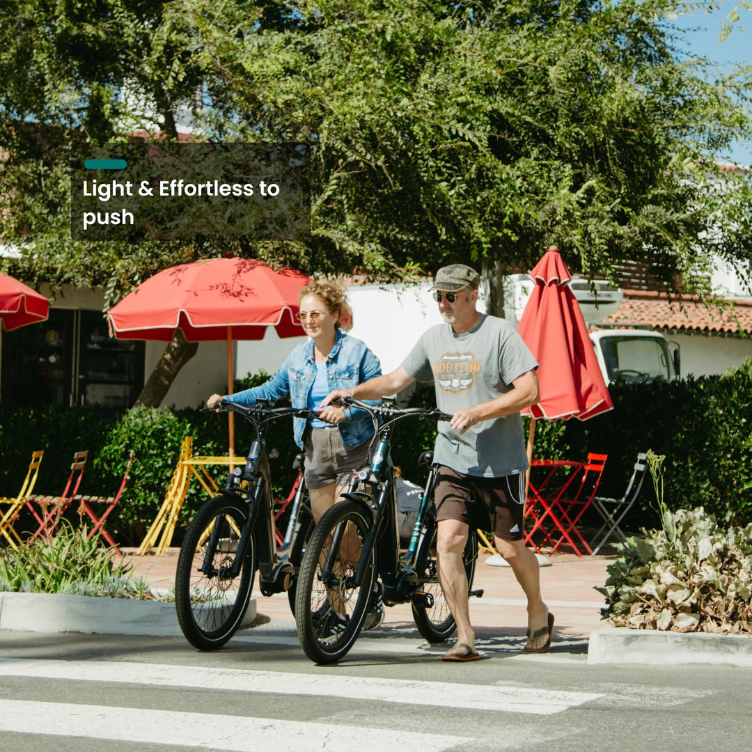 VTUVIA CMB Mid Drive Ebike Combo All Terrain Electric Bikes Dark blue X2 18