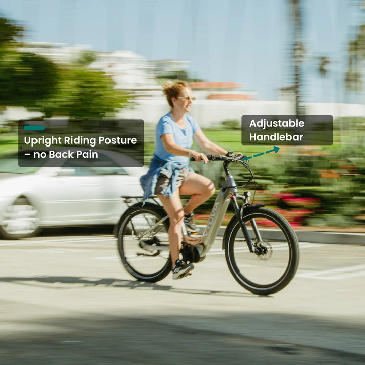 VTUVIA CMB Mid Drive Ebike Combo All Terrain Electric Bikes Dark blue X2 7