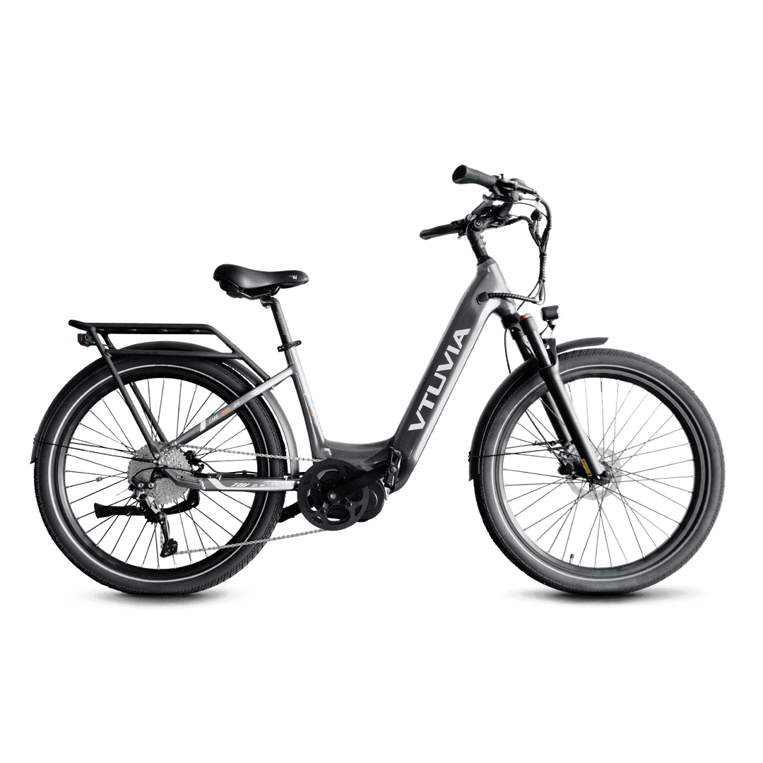VTUVIA CMB Mid Drive Ebike Combo All Terrain Electric Bikes Dark blue X2 4