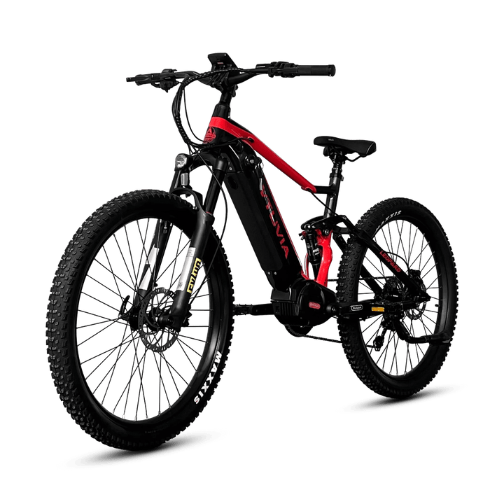 VTUVIA FMB VTUVIA Electric Mountain Bikes Red & Black 3