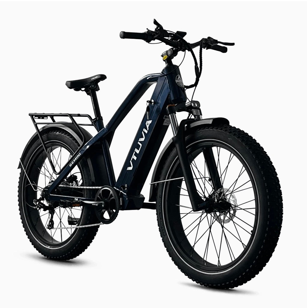 VTUVIA| Gemini 1000W Motor, Long Range Fat Tire Cruiser Ebike