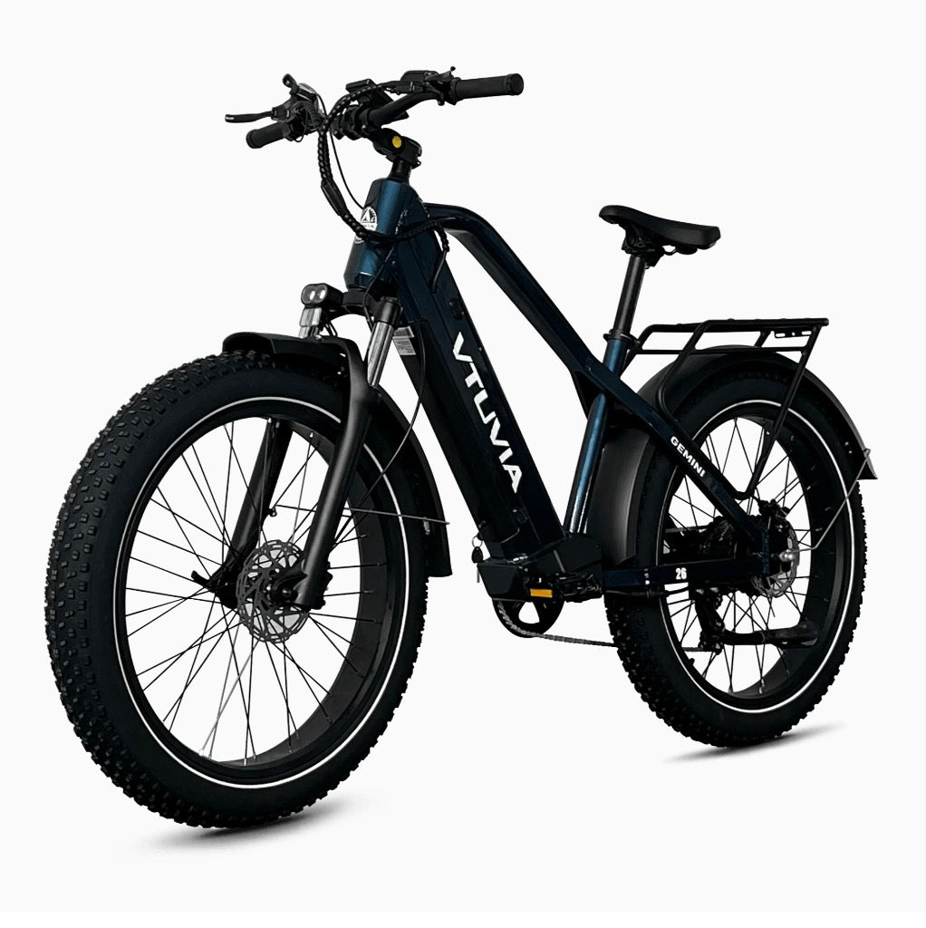 VTUVIA| Gemini 1000W Motor, Long Range Fat Tire Cruiser Ebike - EBike Haul VTUVIA| Gemini 1000W Motor, Long Range Fat Tire Cruiser Ebike - EBike Haul