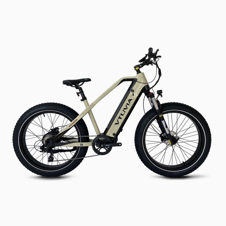 VTUVIA| Gemini 1000W Motor, Long Range Fat Tire Cruiser Ebike