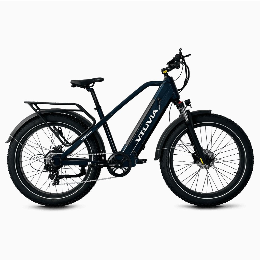 VTUVIA| Gemini 1000W Motor, Long Range Fat Tire Cruiser Ebike