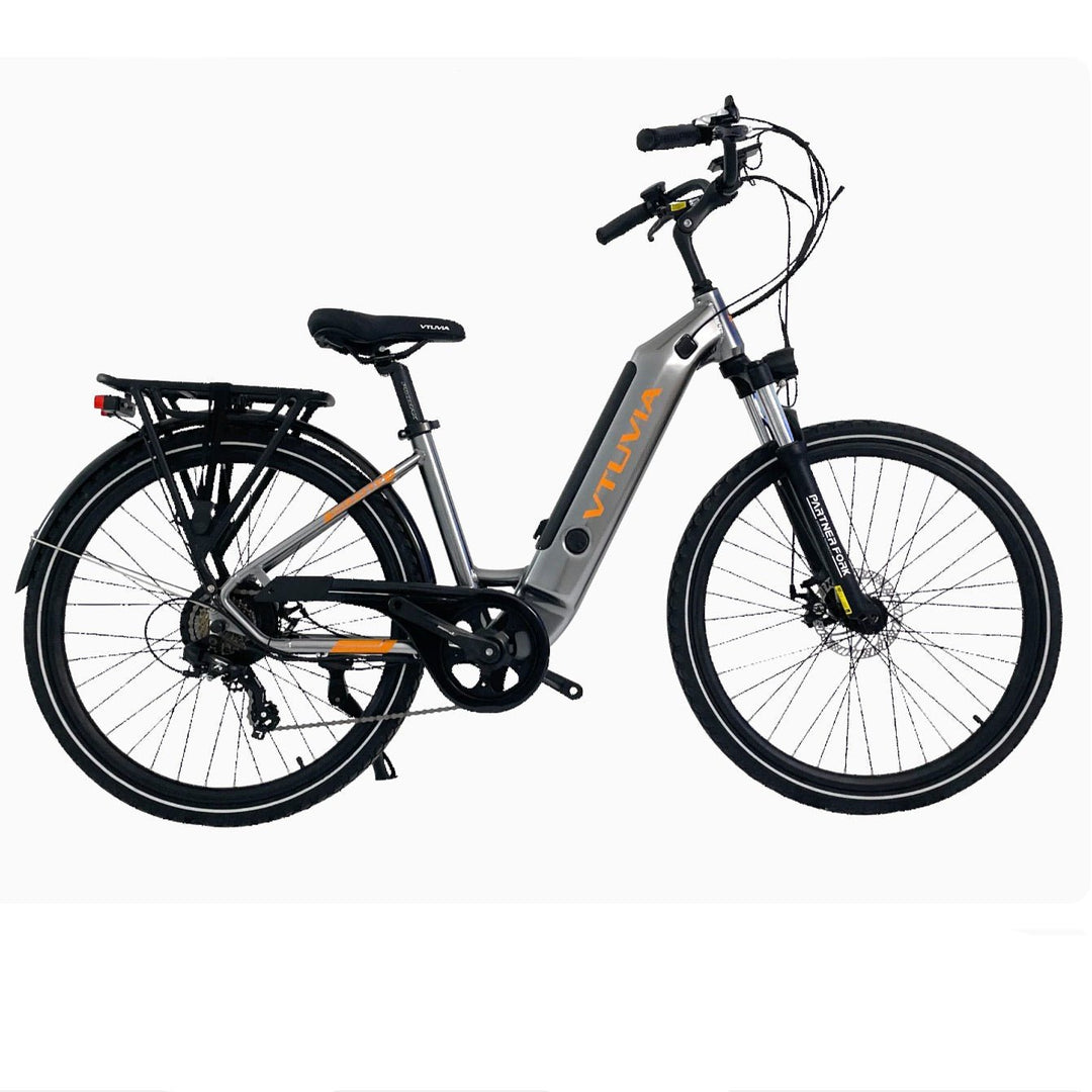 VTUVIA Giraffe VTUVIA Commuter Electric Bikes Silver 1