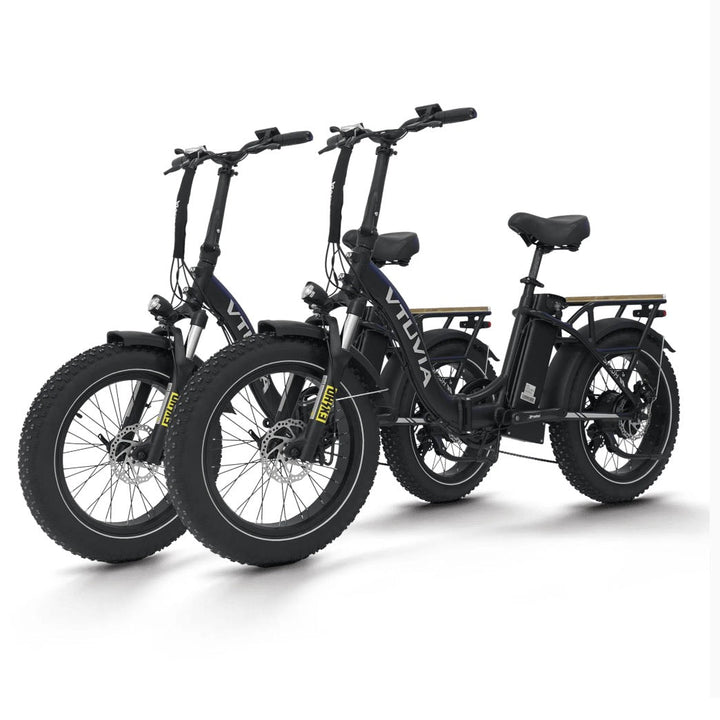 VTUVIA SF20H 750W Combo Folding Electric Bikes Black x2 4