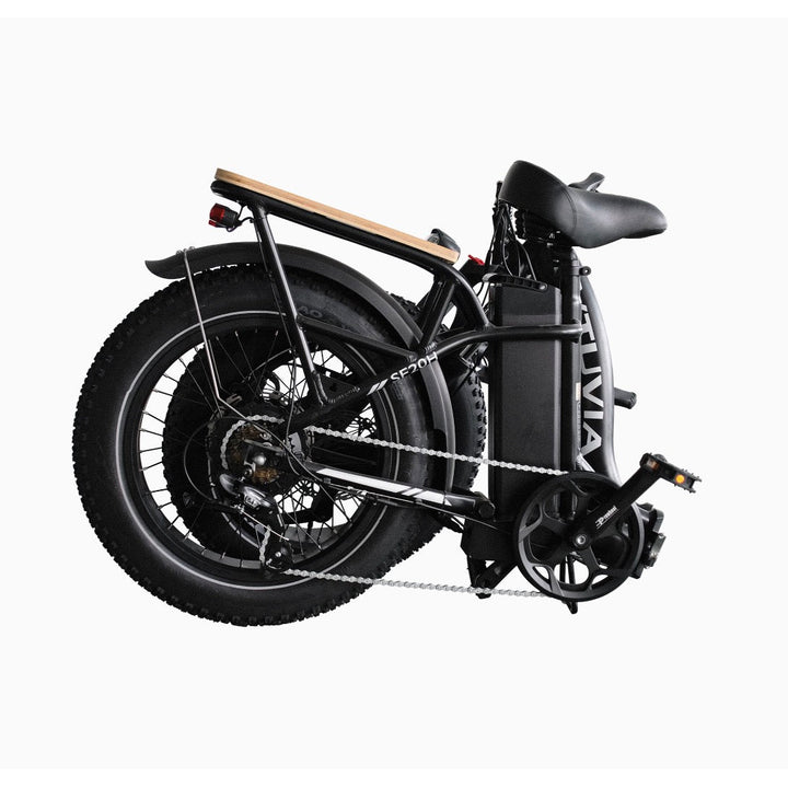 VTUVIA| SF20H Folding 750W, UL Certified, Fat Tire Step-Through Electric Bike